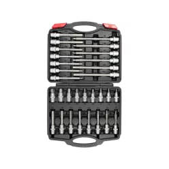   YATO Bit dugókulcs készlet 30 részes Imbusz 1/2" 5-19 mm CrV