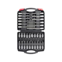   YATO Bit dugókulcs készlet 32 részes Torx 1/2" T20-T70 CrV