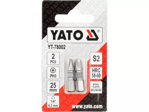 YATO Bithegy PH3 x 25 mm (2 db)