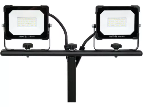 YATO Elektromos állványos LED dupla reflektor 3800 lm 2 x 20 W