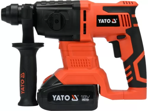 YATO Akkus kombikalapács SDS-Plus 2,0 J 18 V Li-Ion (1 x 3,0 Ah akku + töltő)