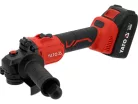 YATO Akkumulátoros sarokcsiszoló szénkefementes 125 mm 18 V ( 4 Ah akksival és 2 Ah töltővel )