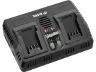 YATO Dupla akkumulátor töltő gépekhez 4,0 A 18 V