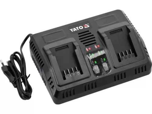YATO Dupla akkumulátor töltő gépekhez 4,0 A 18 V