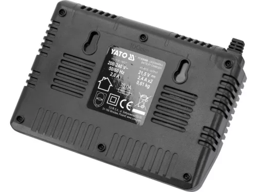 YATO Dupla akkumulátor töltő gépekhez 4,0 A 18 V