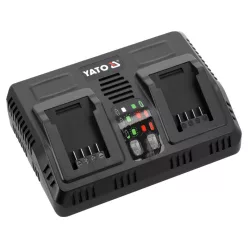   YATO Intelligens dupla akkumulátor töltő gépekhez 4,0 A 18 V