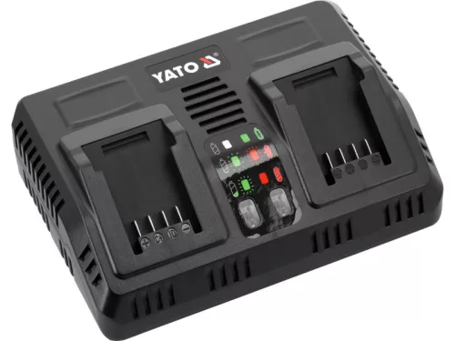 YATO Intelligens dupla akkumulátor töltő gépekhez 4,0 A 18 V