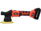 YATO Akkus excenter polírozó 150 mm szénkefe nélküli 18 V Li-Ion (1 x 3,0 Ah akku + töltő)