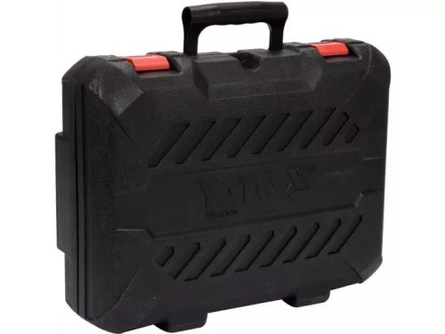 YATO Akkus excenter polírozó 150 mm szénkefe nélküli 18 V Li-Ion (1 x 3,0 Ah akku + töltő)