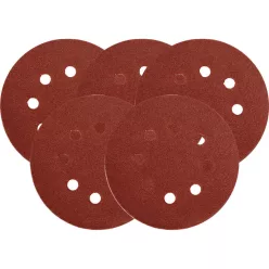YATO Tépőzáras fíbertárcsa 125 mm / P40 8 lyukas (5 db)