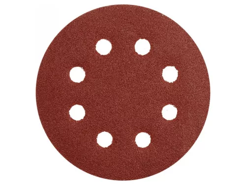 YATO Tépőzáras fíbertárcsa 125 mm / P60 8 lyukas (5 db)