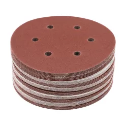   YATO Tépőzáras fíbertárcsa 150 mm / P80 6 lyukas (50 db)