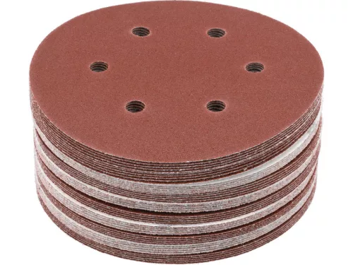 YATO Tépőzáras fíbertárcsa 150 mm / P80 6 lyukas (50 db)