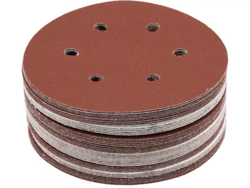 YATO Tépőzáras fíbertárcsa 150 mm / P120 6 lyukas (50 db)