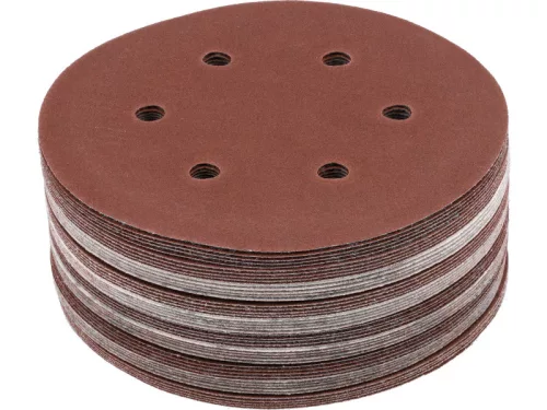 YATO Tépőzáras fíbertárcsa 150 mm / P150 6 lyukas (50 db)