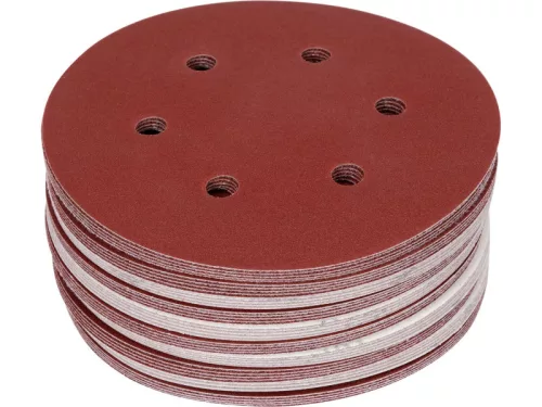 YATO Tépőzáras fíbertárcsa 150 mm / P180 6 lyukas (50 db)