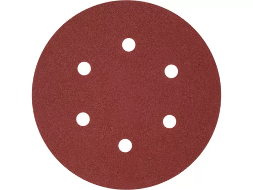 YATO Tépőzáras fíbertárcsa 150 mm / P180 6 lyukas (50 db)